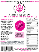 Load image into Gallery viewer, Gluten Free Galaxy Take and Bake Dinner Rolls Label