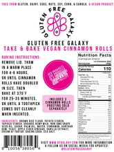 Load image into Gallery viewer, Gluten Free Galaxy Take and Bake Vegan Cinnamon Rolls - Local Delivery Only